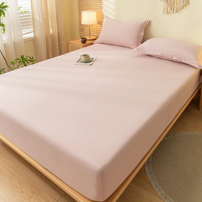 Luxurious Soft Cotton Fitted Bed Sheet with Elastic Band - Premium Mattress Cover