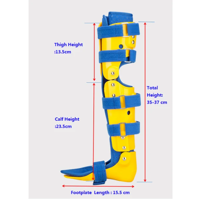 surgical  kafo adjustable children kids knee ankle foot physical therapy support abduction protector immobilizer for fracture 2