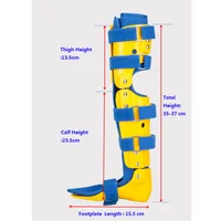 surgical  kafo adjustable children kids knee ankle foot physical therapy support abduction protector immobilizer for fracture 2