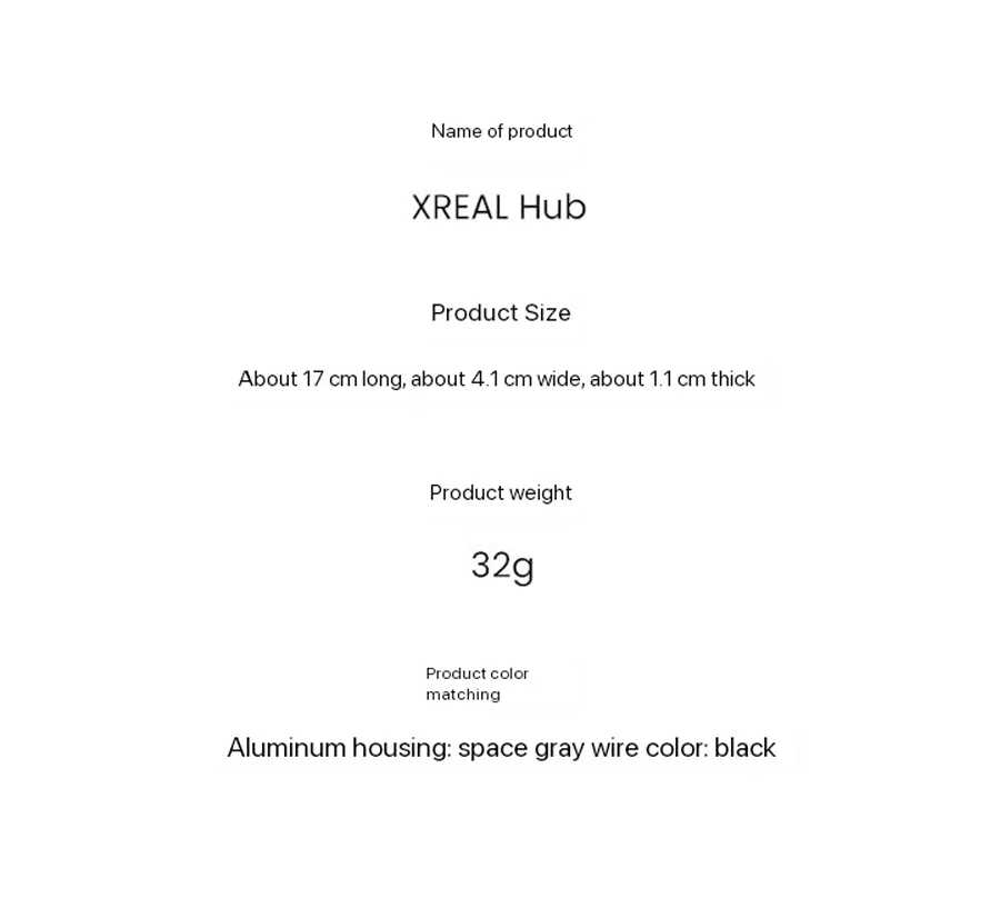 XREAL Hub for Xreal AR Glasses Charging and Using Adapter For Switch Handheld Direct Connection 120Hz High PD Fast Charging 3d projector glasses