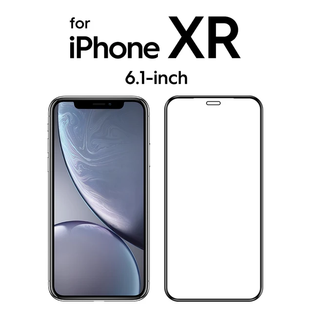SmartDevil 2 Pcs for iPhone 11 Full Cover Tempered Glass for iPhone 13 Pro Max 12 mini 7 8 X XS XR SE 3 2020 Screen Protector HD for iPhone XR