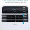 10,000 BTU Portable Air Conditioner, Portable AC Unit with Built-in Cool, Dehumidifier & Fan Modes for Room up to 300 sq.ft, RC 6
