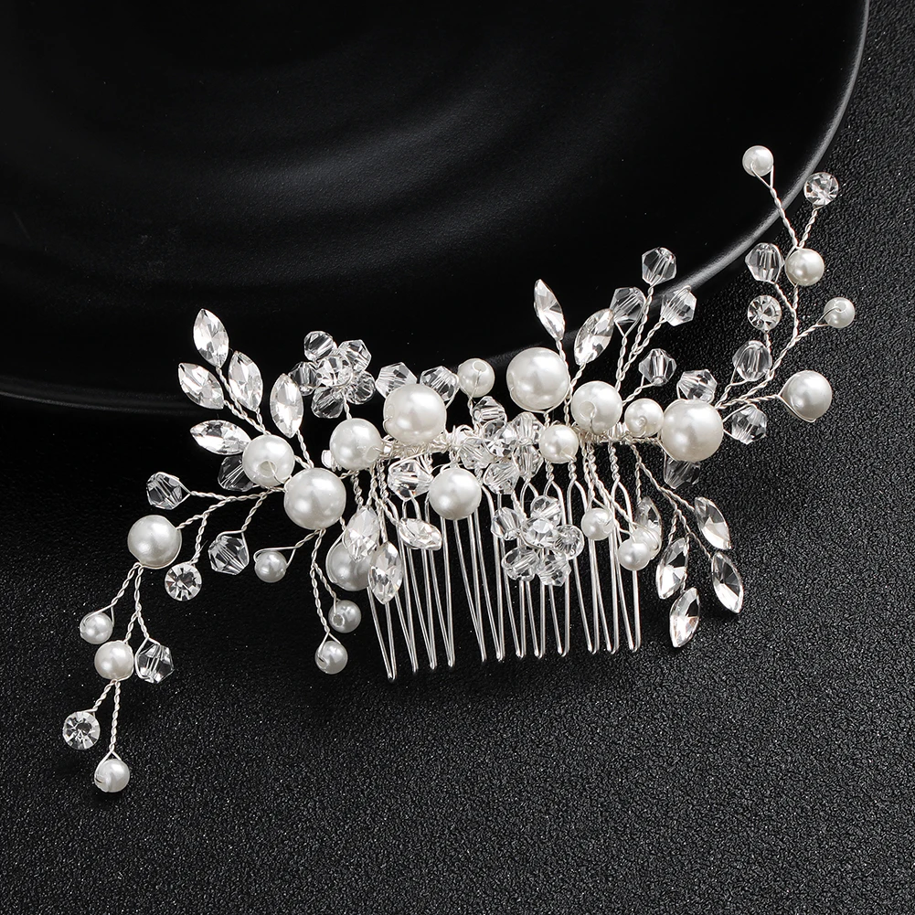 Pearl Hair Comb Headpiece for Bridal Wedding GirlFriend hair accessories bridal hair accessories