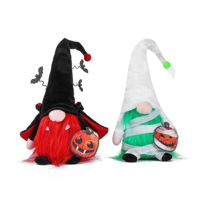 

Halloween Gnomes Plush Autumn Decorations Plush Dwarf Doll Pumpkin Sunflower Swedish Gnomes Faceless Doll Elf Figurines Ornament