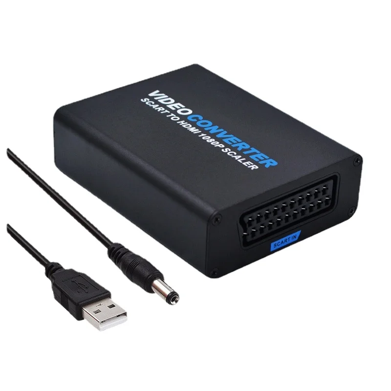 

SCART To HDMI Converter - Game Adapter with High Definition Video Conversion and Video Conversion Box