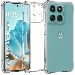 Shockproof Protective Phone Case with Reinforced Corners for Motorola Moto G57 (Clear)