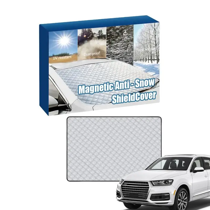 

Car Windshield Snow Cover Magnetic Windshield Cover For Ice And Snow Protective Car Cover Sturdy Car Snow Cover For Suv Trucks