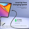 41860-56269b.jpg Cable USB type-c 100W PD pour recharge rapide, compatible avec Macbook