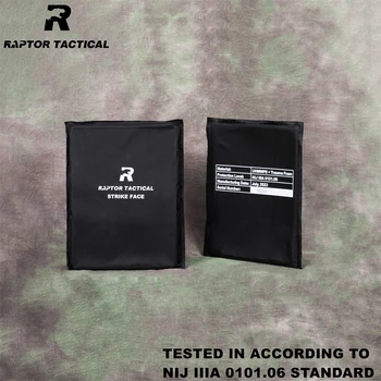 BulletProof Plate 6"x8" NIJ Level IIIA 3A 0101.06 Soft Ballistic Side Panel Two Pieces - Raptor Tactical 1