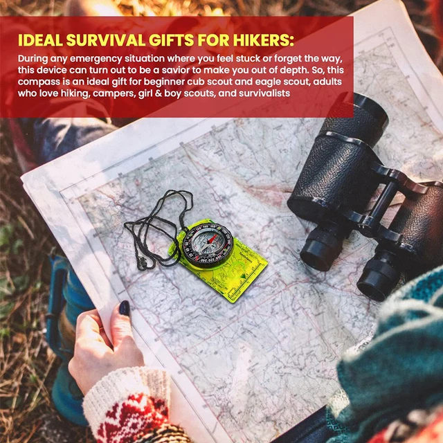 Professional Waterproof Camping Compass 5