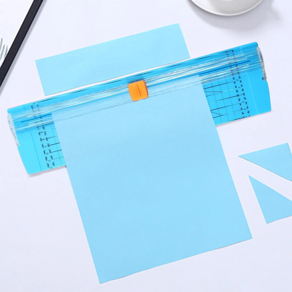 Cortador de papel A4 compacto, cortador de papel de metal, para