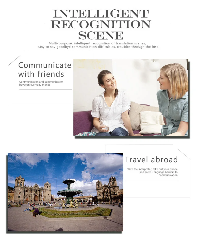 T8 translation stick Overseas travel Real-time intelligent voice image Multilanguage offline translation