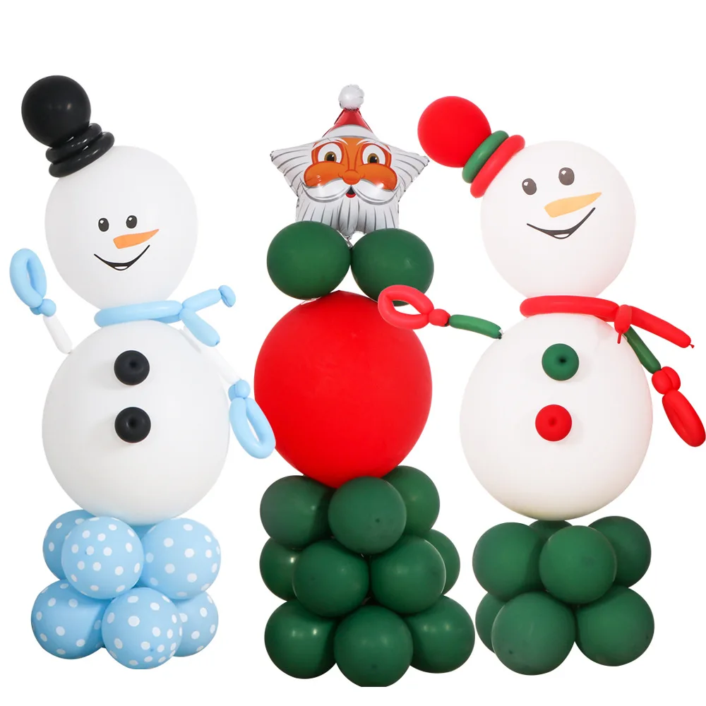 

Christmas Balloon Set Merry Christmas Christmas party background decoration Christmas balloon wholesale