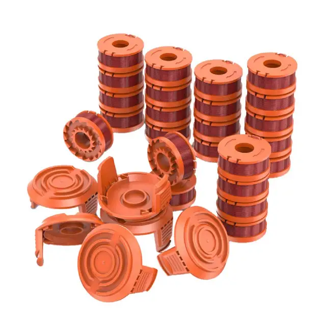 1 Beállított Gyomi Evő Húr Gyorsabban Gyorsulás Csökkentő Ellenállás Csere Fűnyíró Kötél Trimmer Orsó Burkolata A Worx -Hoz - Image 5