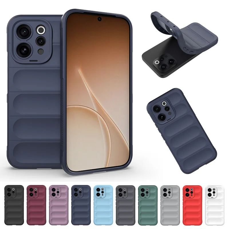 Shockproof Liquid Silicone Soft Case with Camera Protector