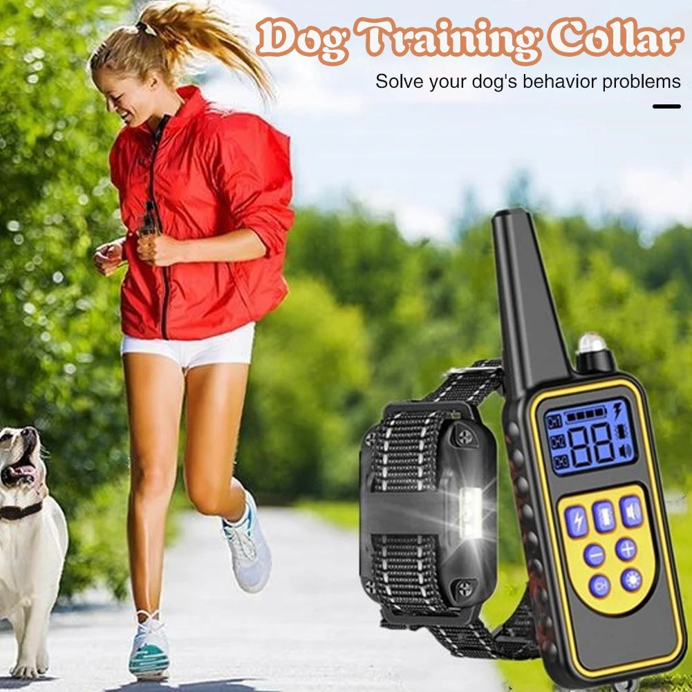 

Outdoor Dog Training Collar USB Charging Dog Bark Stopper For Outdoor