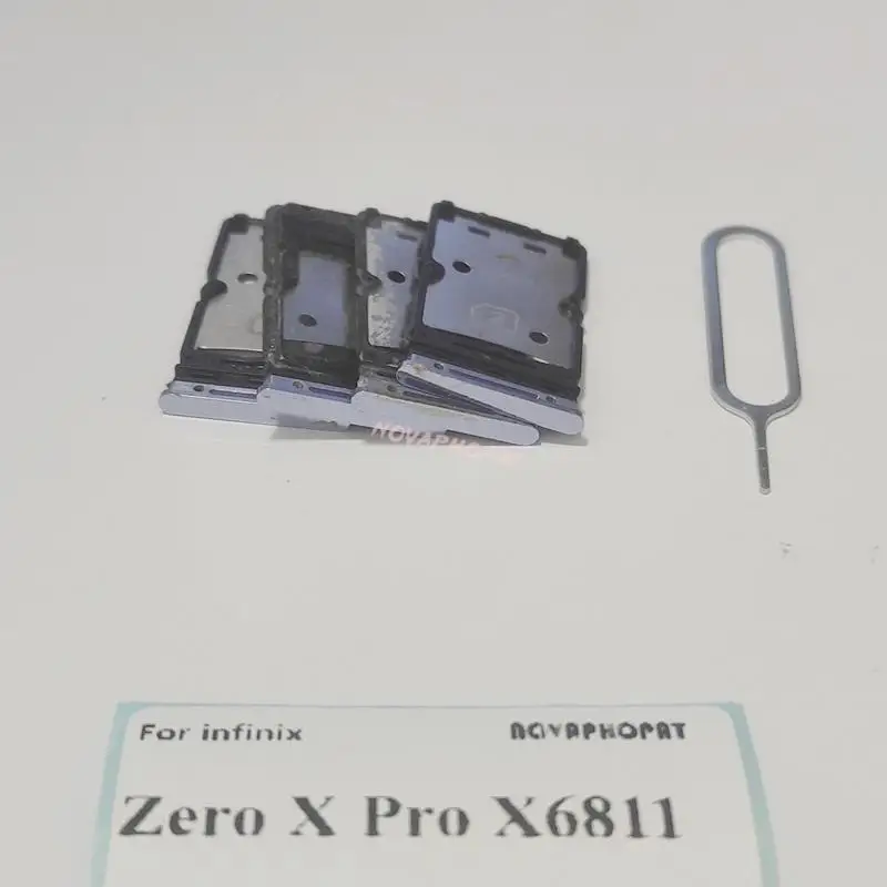 Top Sim Card Vassoio Per Infinix Zero X Pro X6811 Sim Holder Slot Adapter Reader Pin