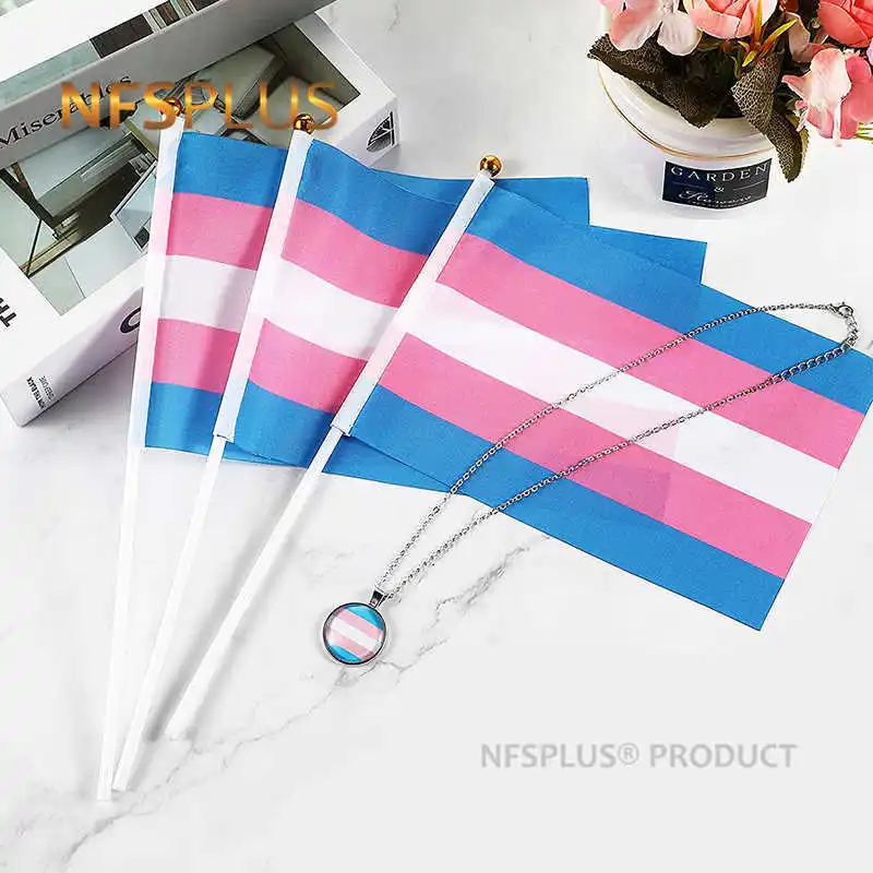 Bandeiras Orgulho Arco-Íris Progress - Kit Com 12 Para Paradas LGBTQ+