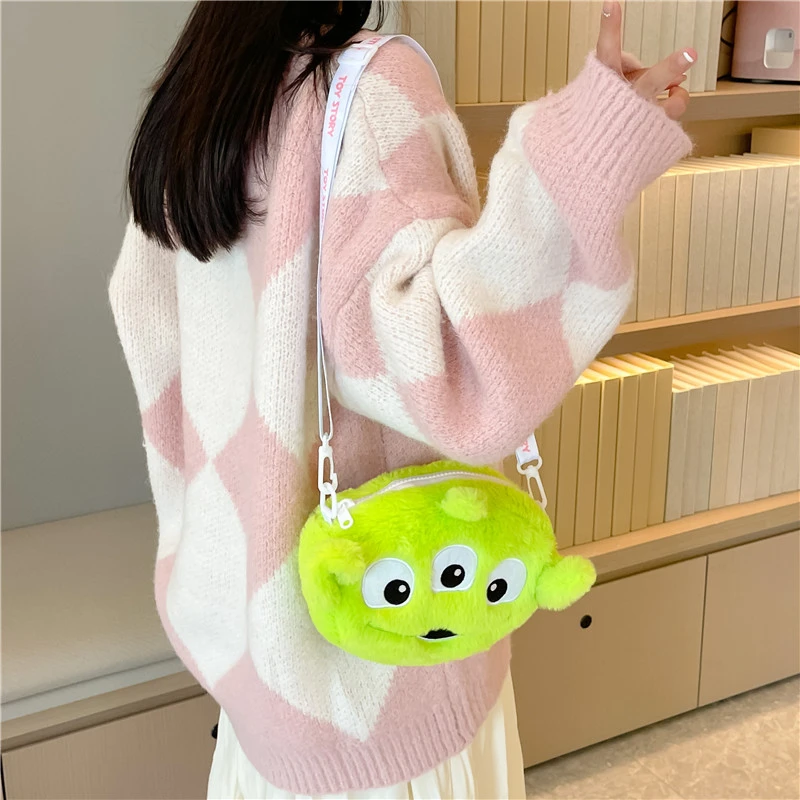 Cartoon Disney Pixar Toy Story Alien Monster Handbag Cute Anime