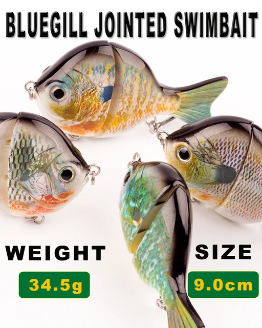 CCLTBA New Hard Plastic Jointed Fishing Lures 9cm 34.5g Sinking