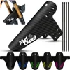 1 Piece New Mountain Bike Fenders Carbon Pattern Colorful Mud Water Guard Bike Front Rear Wheel Bicycle Fenders Accessories 2