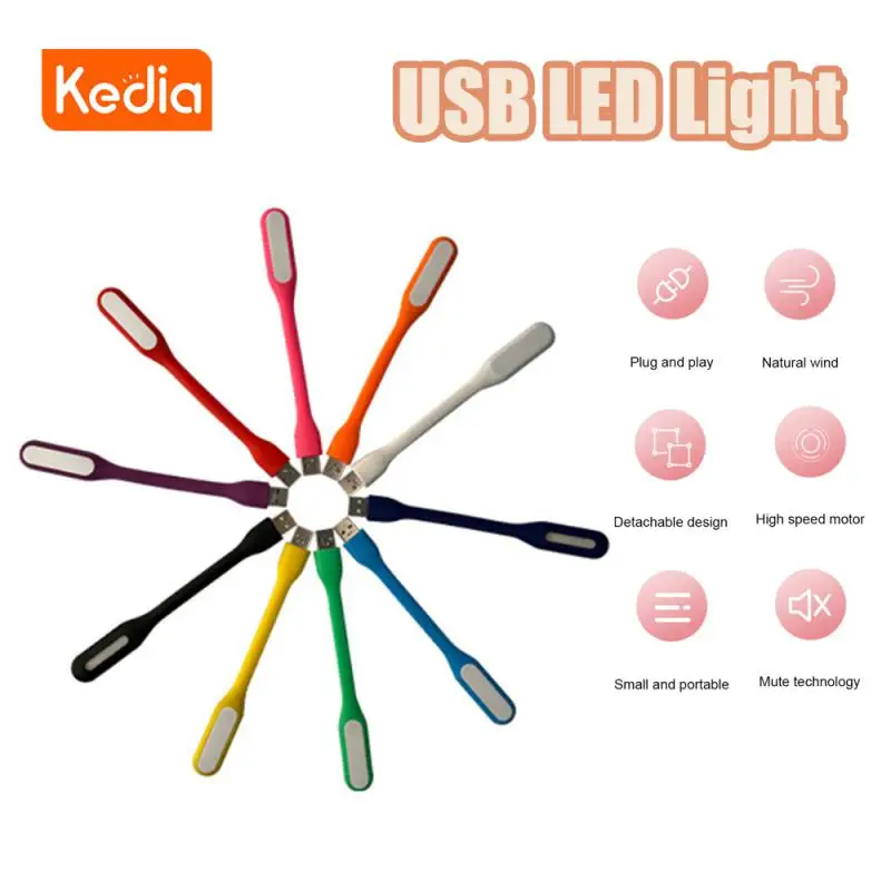 

Kedia Mini USB LED Light Portable Book Reading Light 5V Small USB Lamp Foldable Eyesight Light For Power Bank PC Notebook Laptop