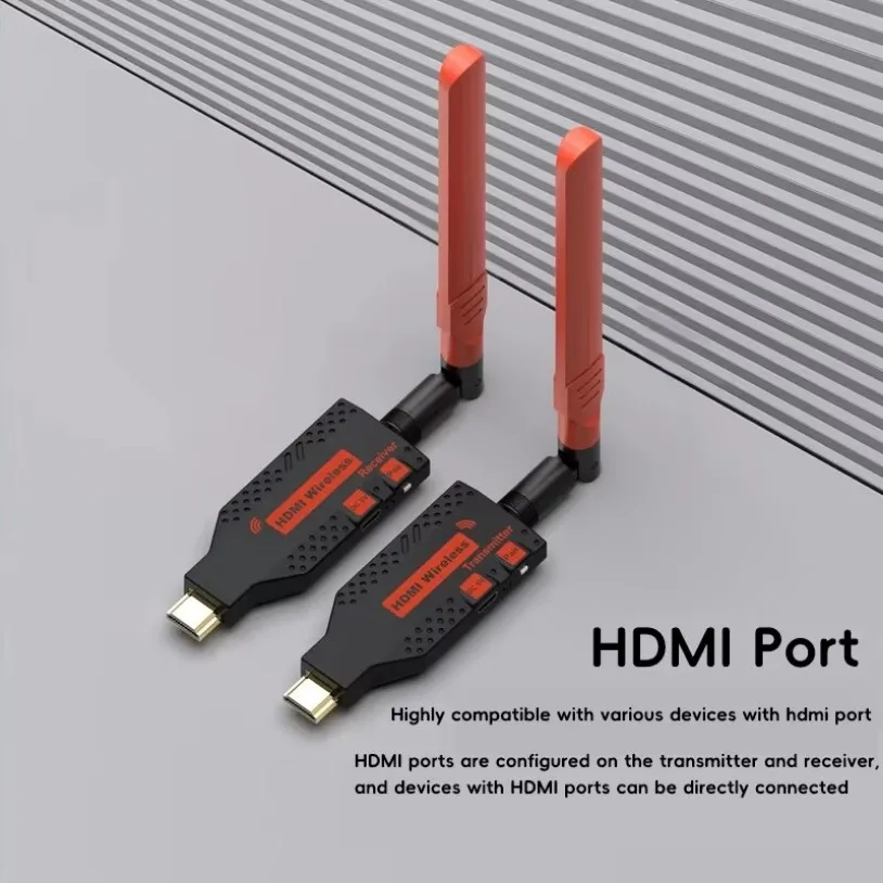 1080P 150m Wireless HDMI-Compatible Extender Splitter Video Transmitter Receiver for Camera Laptop PC to TV Monitor Projector