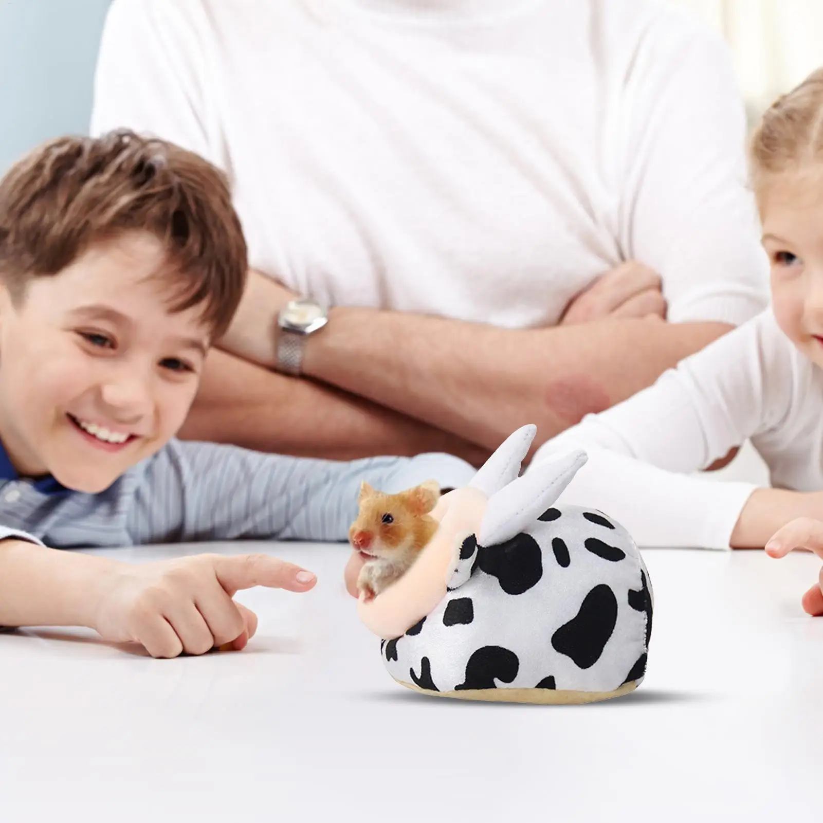 Hedgehog Bed Warm Cow Nest Cotton Golden Bears Sleeping Bed For Small Animal Cage Accessories Hamster Ferret Chinchilla