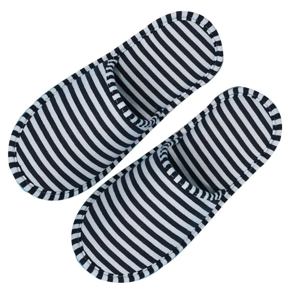 

Fashion Slippers Outdoor Women Shoes Women's Foldable Unisex Stripe Print Non-Slip Thicken Hotel Travel Homewear Women's 2023