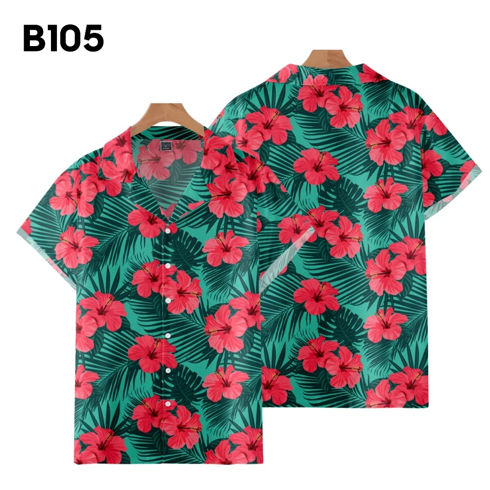 Camicia Hawaiana Personalizzata Con Foto - Uomo Donna, Poliestere, Maniche Corte, Stampa Tropicale - Foto 12