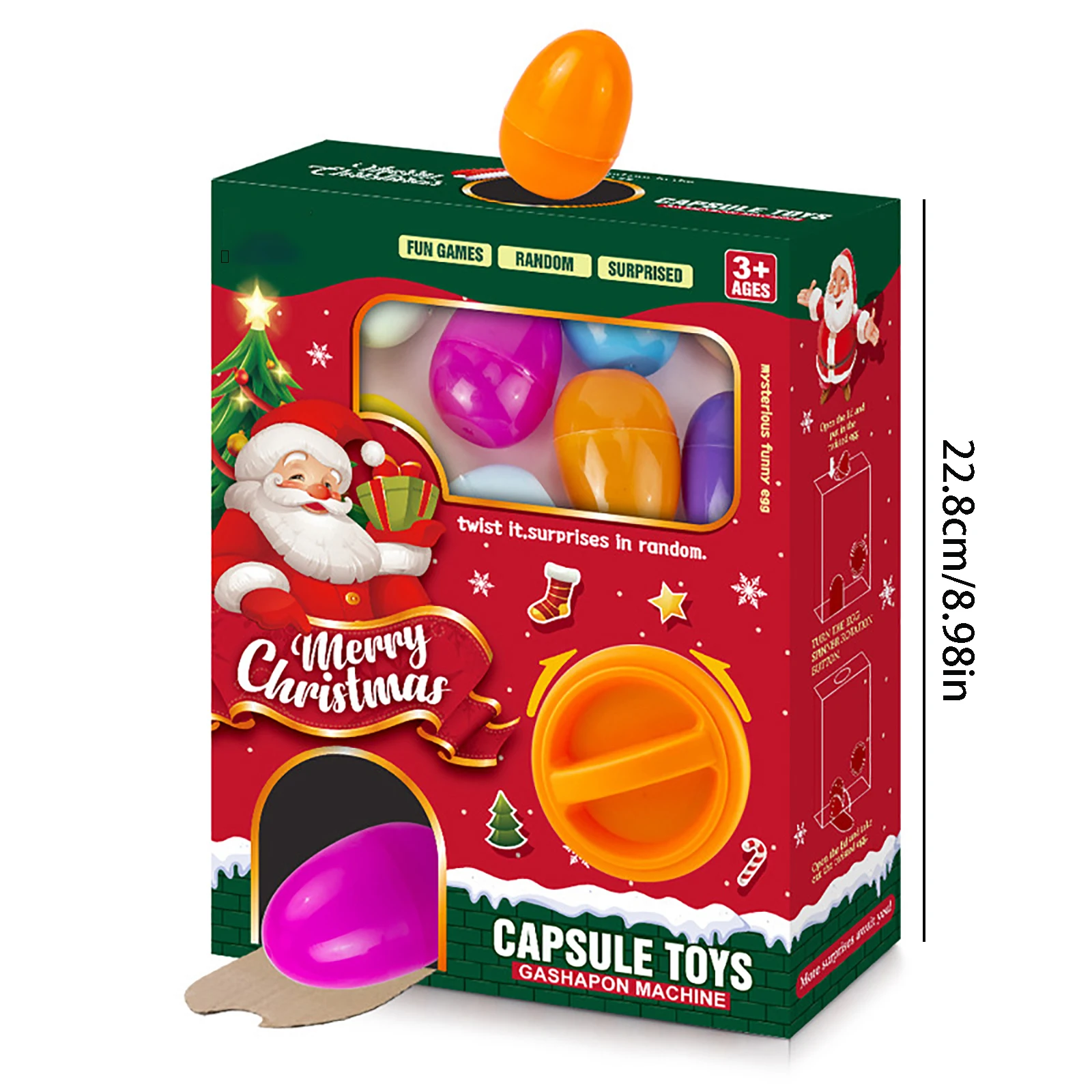 Surprise Egg Twisting Machine Gift Blind Box Children'S Christmas Toys Christmas Surprise Party Blind Box Gift Navidad