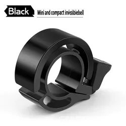 Durable Alloy Bicycle Bell for MTB and Cycling Handlebars (Black)