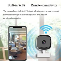 Mini caméra de sécurité 4K, étanche IP65, Vision nocturne polychrome, détection de mouvement, moniteur Wifi avec Audio bidirectionnel 2026 3