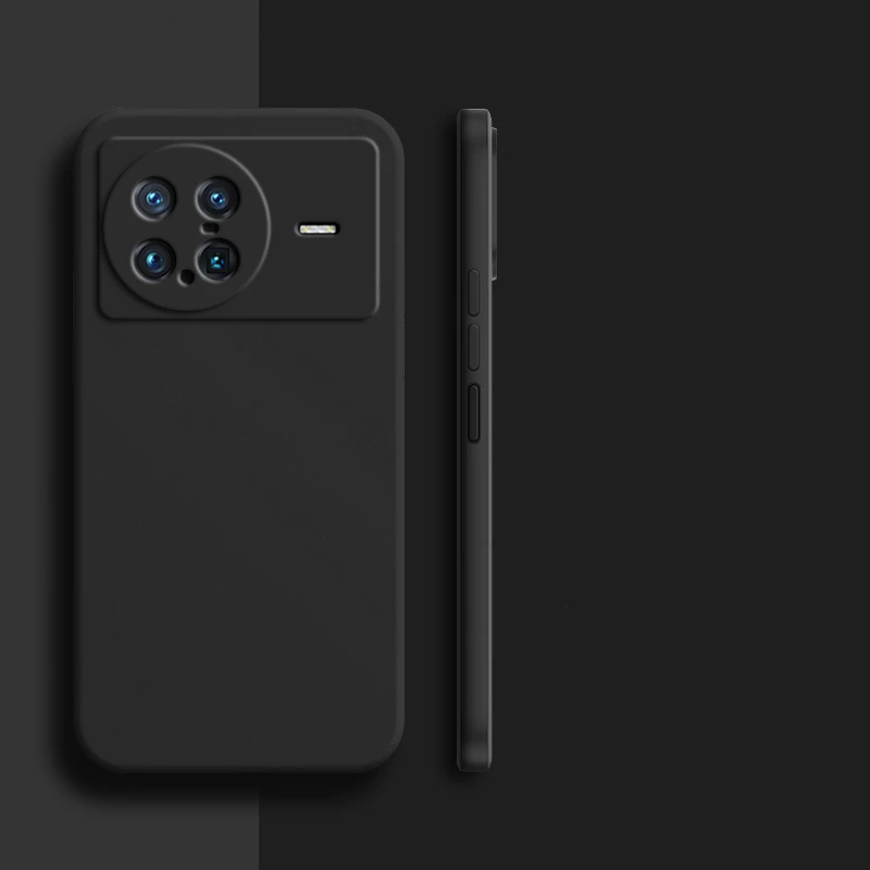 Shockproof Liquid Silicone Phone Case For Vivo X Note X70 Pro Plus_voghion.com