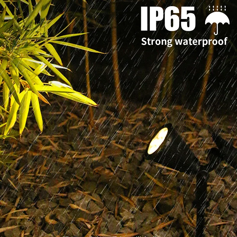 Description Picture 2 of itemGarden LED Solar Spotlight Outdoor Lights Landscape Decoration IP65 Waterproof for Lawn Courtyard Pathway Tree Separately Lamp