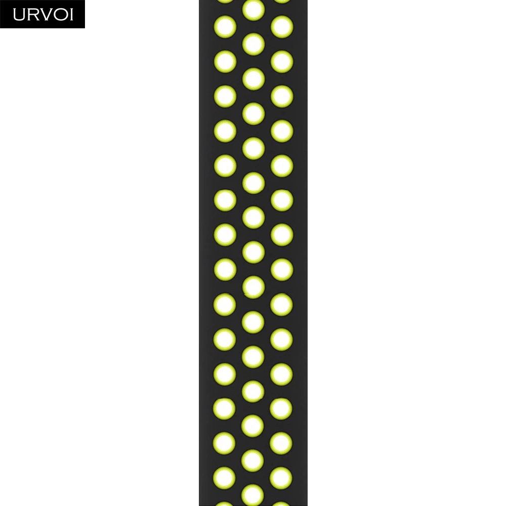 URVOI Sport Band - Double Color Silicone with Breathable Holes