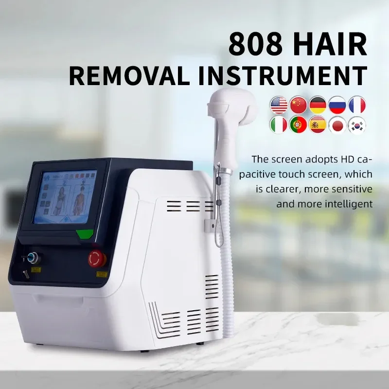 

3 wavelengths Ice portable diode laser 1064nm 755nm laser 808nm diode laser hair removal machine price