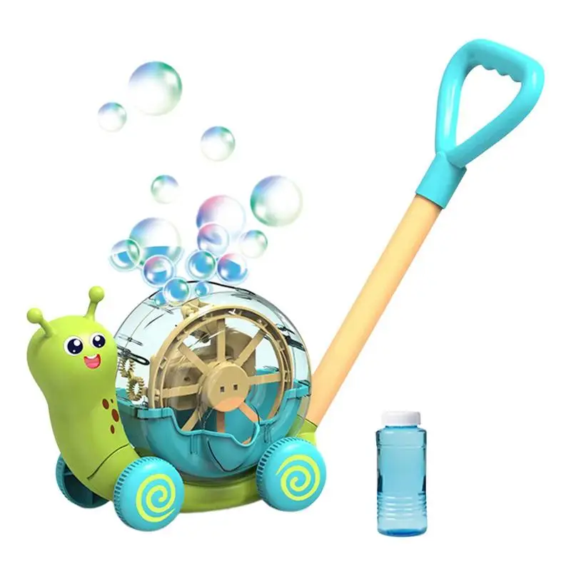 

Kids Bubble Maker Machine Bubble Lawn Mower Electric Blower Fun Gardening Push Toy With Bubble Blower Maker Party Games