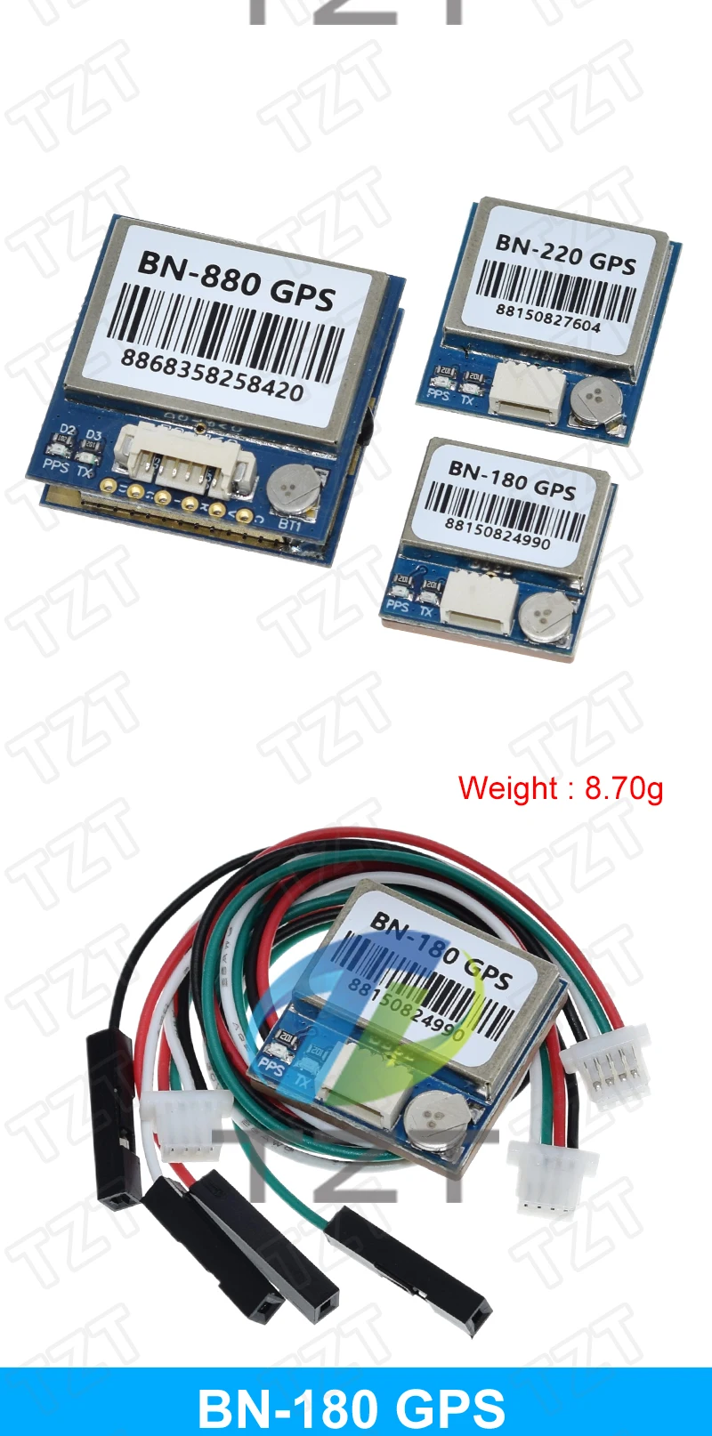 BN220 BN180 BN-880 3,0 V-5,0 V TTL-Level GNSS-Modul GPS für GLONASS Dual GPS-Modulantenne Eingebauter FLASH BN-220 BN880 – Detail 9