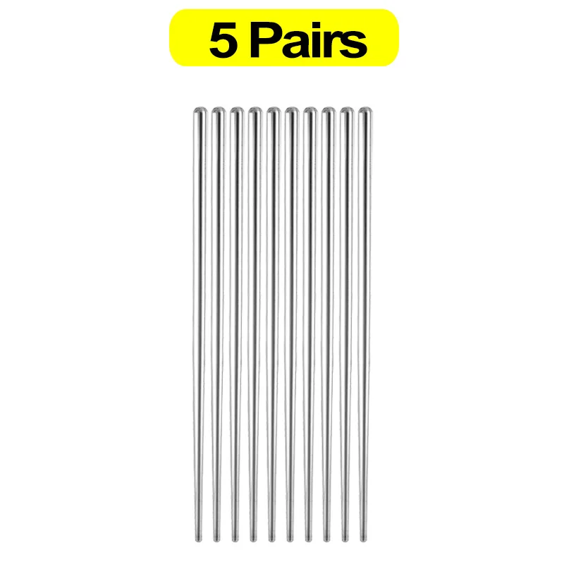 Stainless Steel Non-Slip Reusable Chopsticks