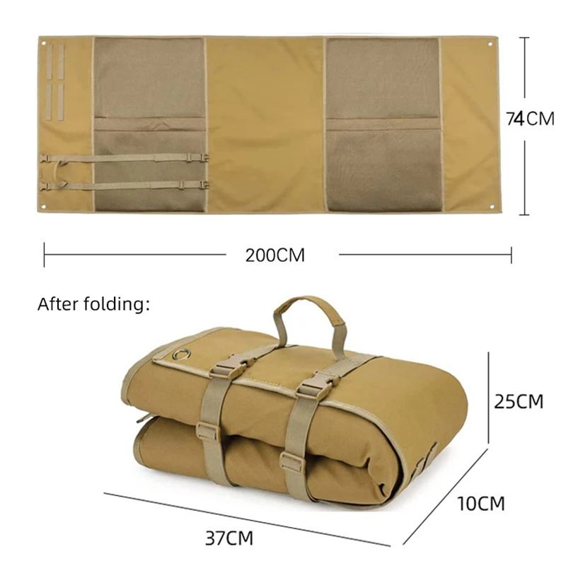 Camping Shooting Mat Outdoor Non-Slip Training Tactical Sleeping Mat Multifunction Folding Portable Outdoor Travel Picnic Mat 6