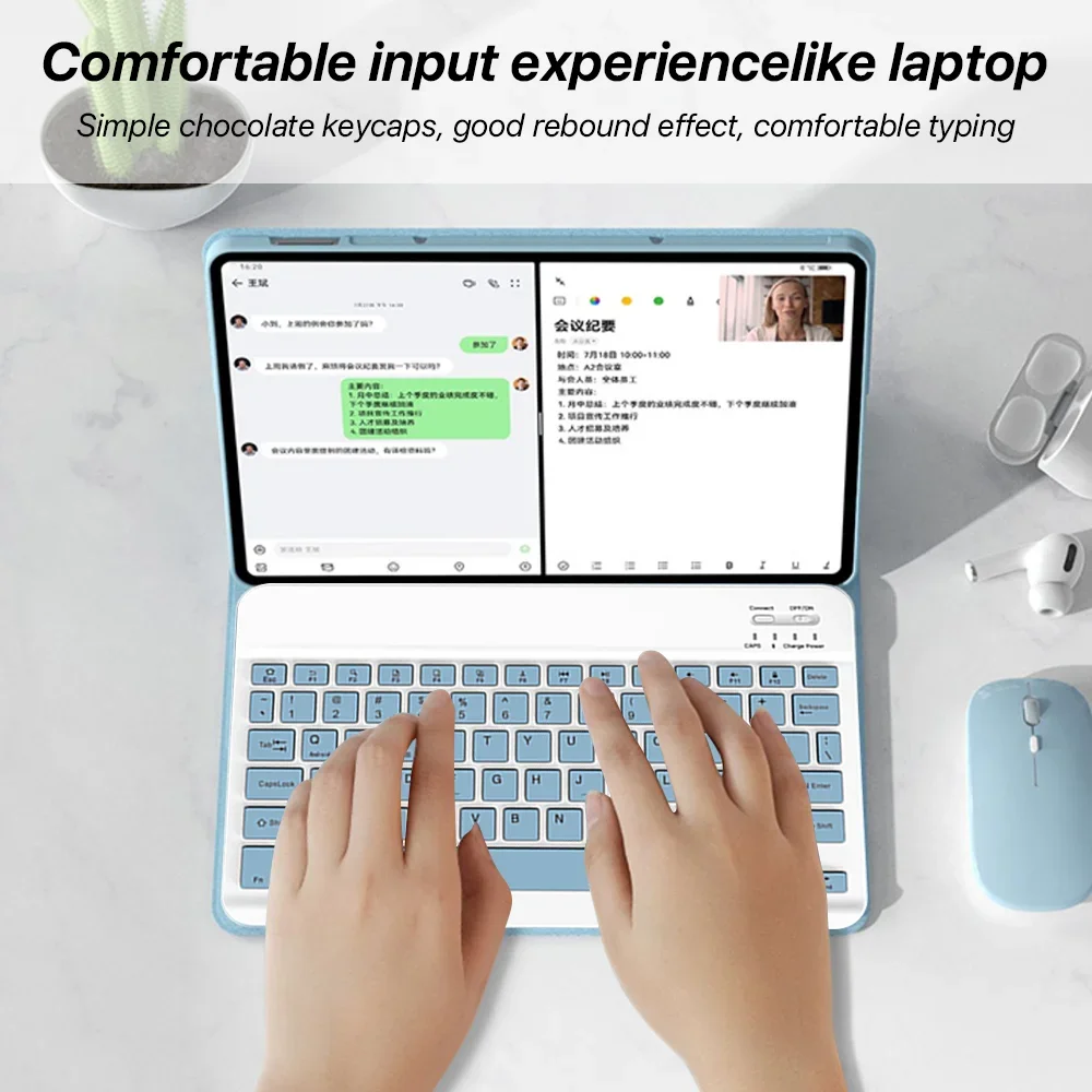 Bluetooth Keyboard Case with Backlit Keys