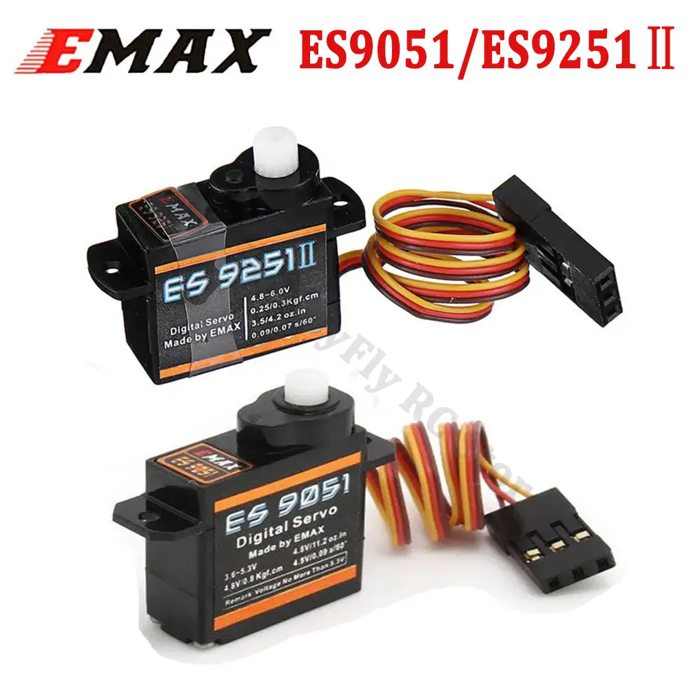 EMAXES9051ES925143g25GDigitalServoMotorPlasticGear08kg