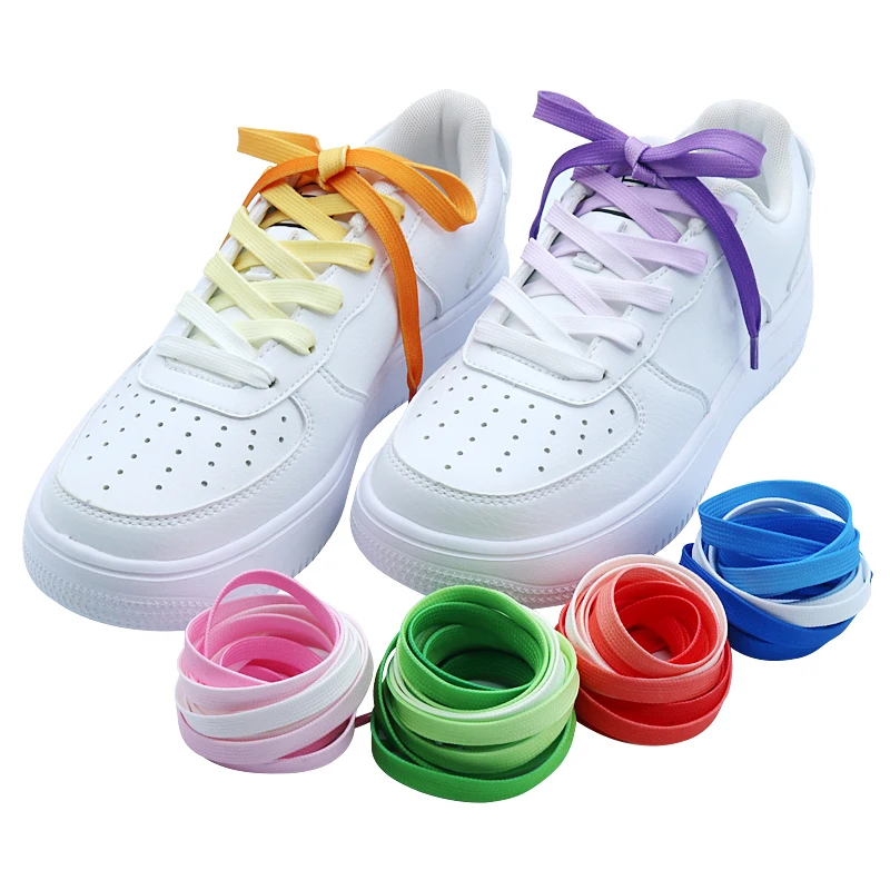 Led Lacci Scarpe Rainbow 10 Colors Flat Shoe Laces Rainbow