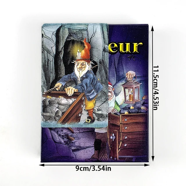 Cartes de jeu de société jeux de Table nain or Mine creuser mineur jeu de société, cartes Version anglaise jeux interactifs en famille outils 6