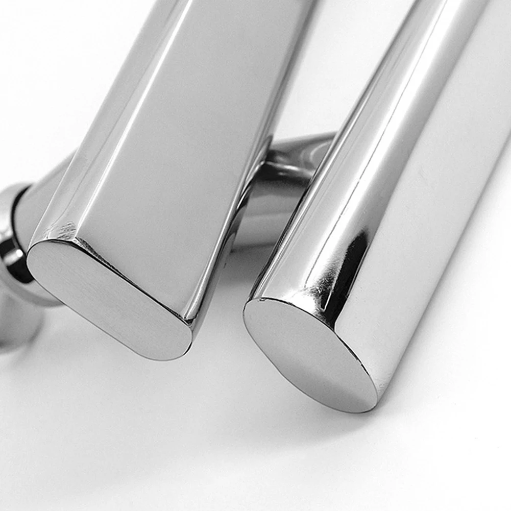 Shower Enclosure Door Handle Knob 201 Stainless Steel Chrome Shower Room Glass Sliding Door Pulls 145mm Hole Centres 225mm Long door handles shower handle shower handles
