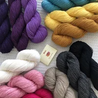 1*50g hank Mink Cashmere Yarn Fine Quality Hand-Knitting Thread For Cardigan Scarf Suitable for Woman 2