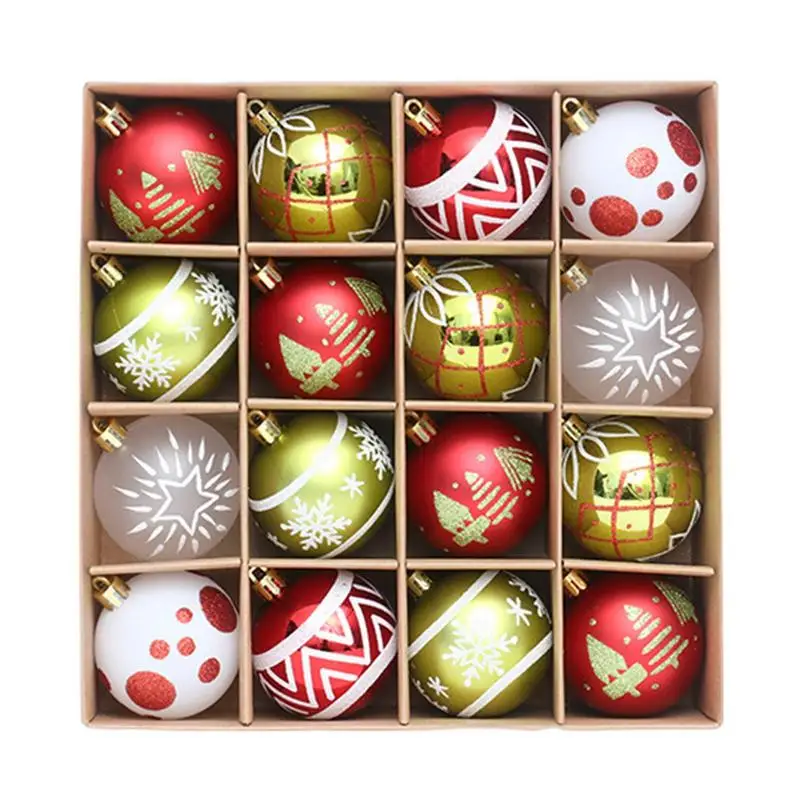 

Christmas Tree Balls Christmas Balls Ornaments Home Decor DIY Crafts Reusable Balls Set Shatterproof Party Props Wreath Tabletop