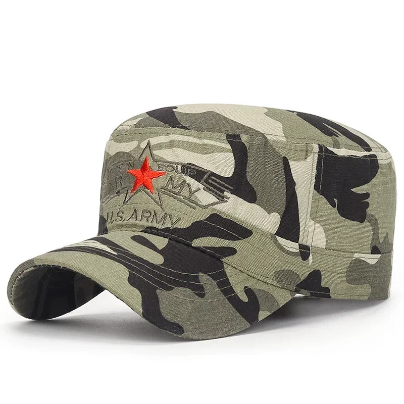 Outdoor Sport Snapback Hats Casual Baseball Cap For Men and Women U.S. military soft flat top army cap design baseball cap,flat cap,flat vintage cap,cap hat