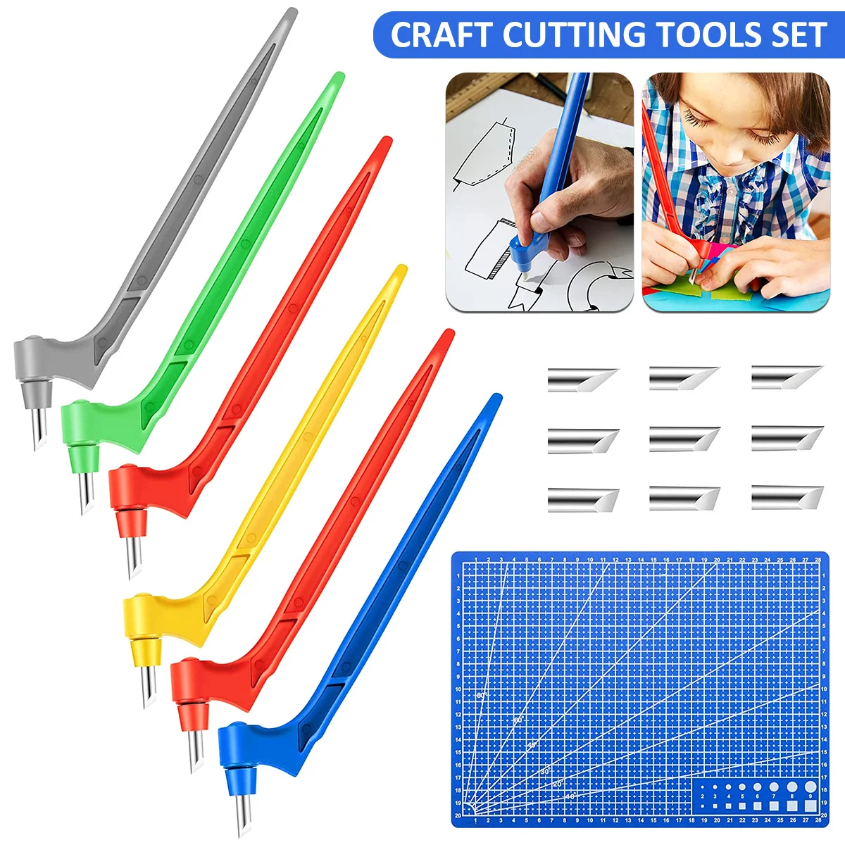 Craft Cutting Tools Kit 360 Degree Rotating Gyro Cutting Art